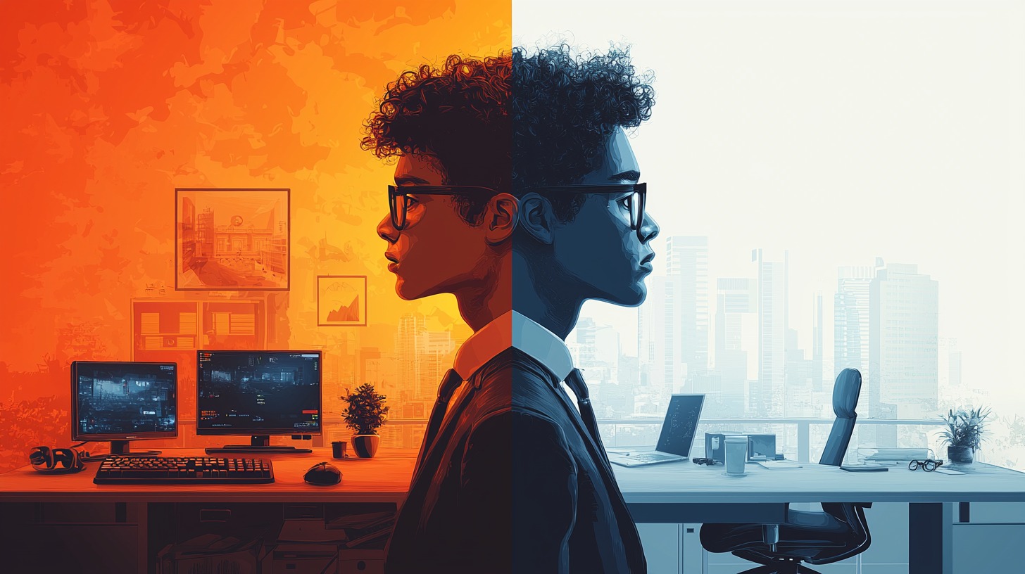 Gamer evolving into a confident business leader
