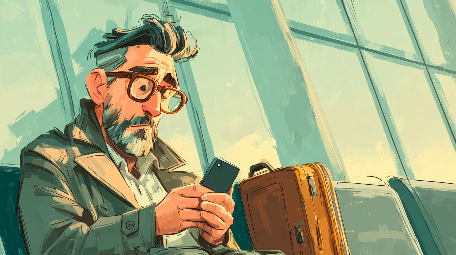 Frustrated businessman